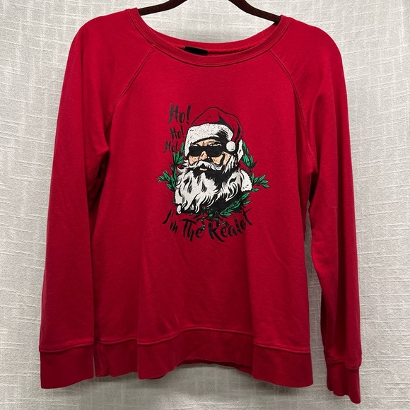 Torrid Red Holiday Sweatshirt - Plus Size 00 - Picture 3 of 6